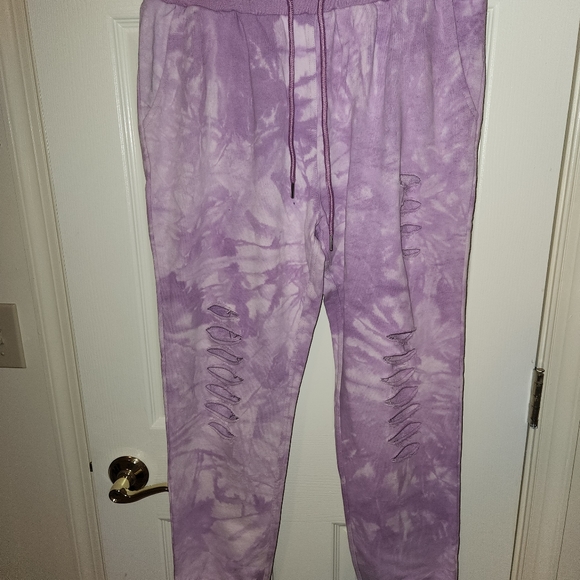 WHITE BIRCH TIE DYE JOGGERS - Picture 2 of 10